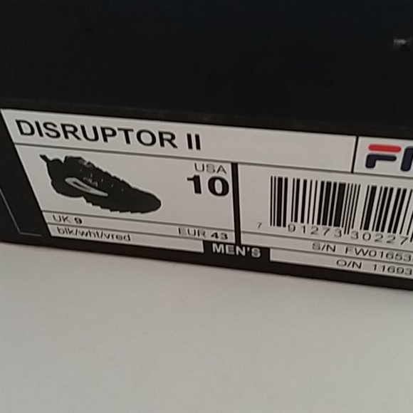 Fila Men's Disruptor II Casual Athletic Sneakers - Picture 6 of 15